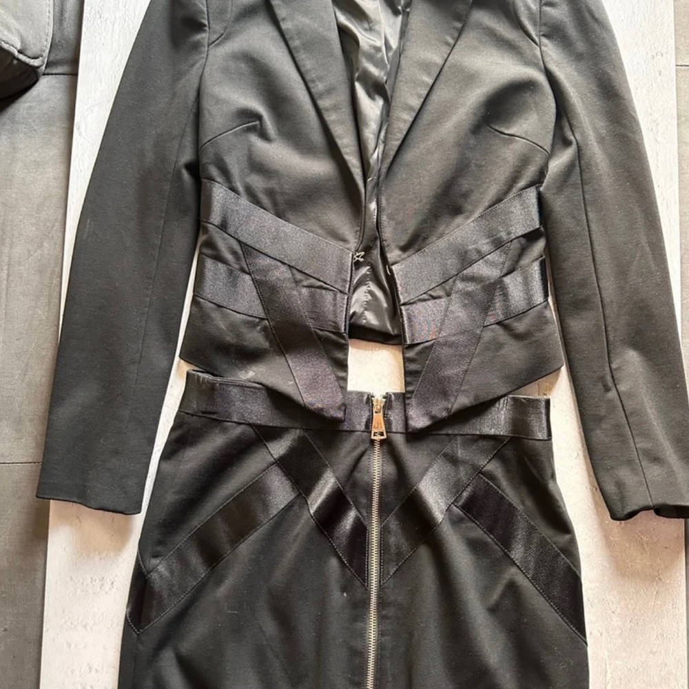 Bebe 2 pc Bondage Suit